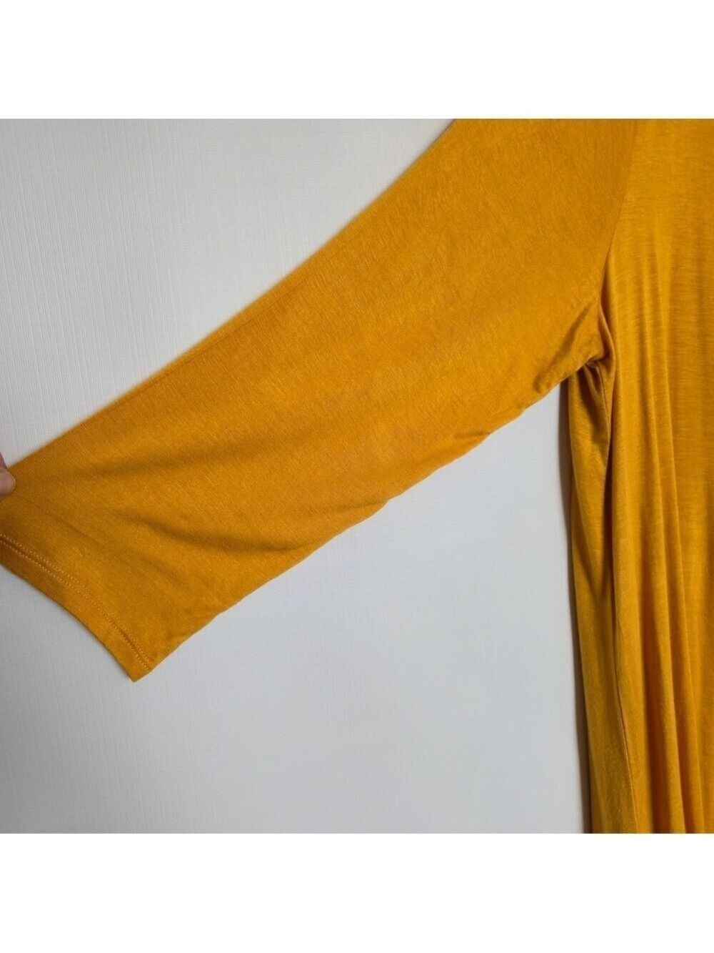 ONE WORLD TUNIC TOP WOMENS GOLD MUSTARD YELLOW EMBROIDERED SIZE XL NWT - Picture 9 of 10